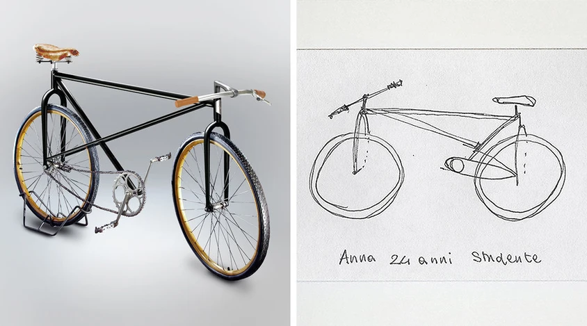 何も見ないで自転車を描いて イラストをcg化してみると 想像の斜め上をいくデザインだったの4枚目の画像 Tabi Labo