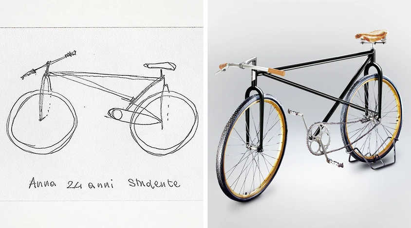 何も見ないで自転車を描いて イラストをcg化してみると 想像の斜め上をいくデザインだったの2枚目の画像 Tabi Labo