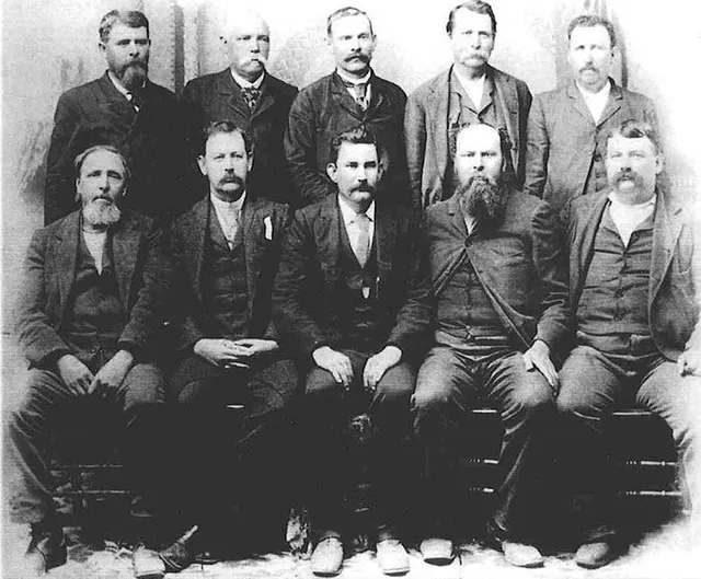1870年代の上流階級の男性