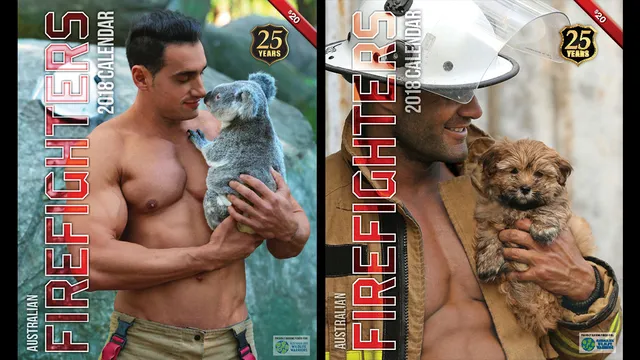 マッチョ×動物で社会貢献！オーストラリア発「Australian Firefighters Calendar」チャリティカレンダー | TABI  LABO