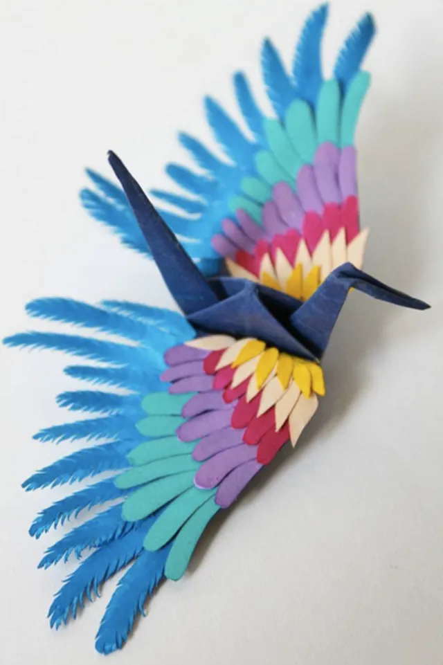 Origami　「折り鶴」