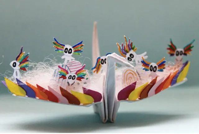 Origami　「折り鶴」