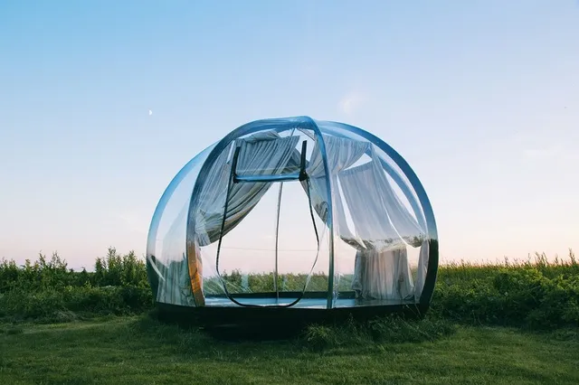 360°パノラマ 透明ドーム