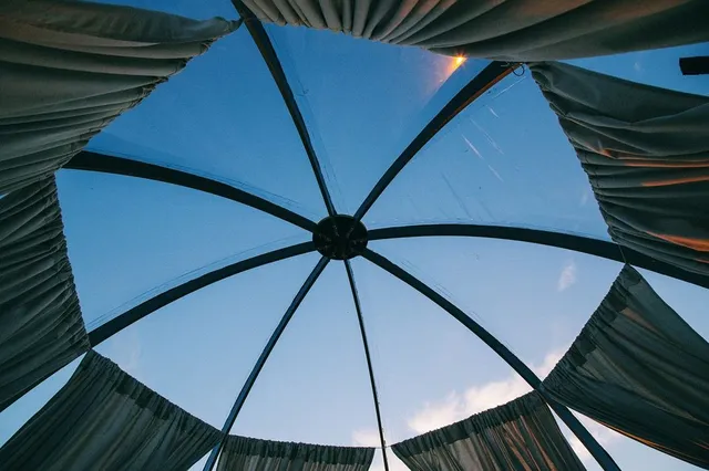360°パノラマ 透明ドーム
